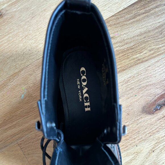 Coach Bryant Wingtip Leather Boots main image 5